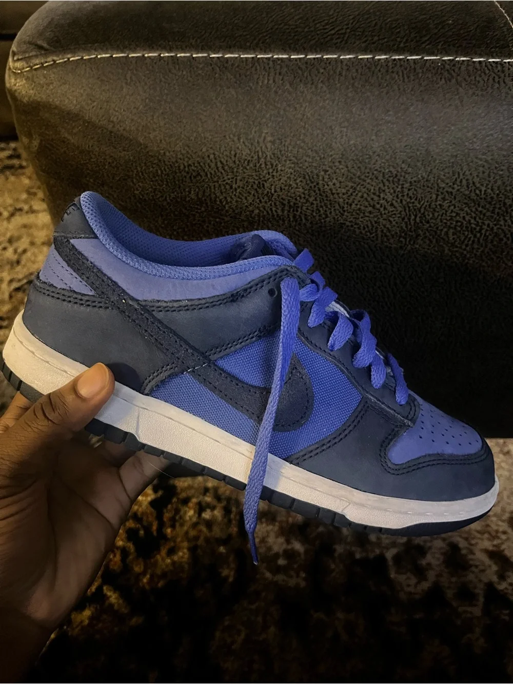 Blue Nike Low SE